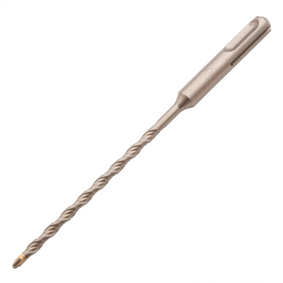 Бур по бетону, двойная спираль, Cobalt W-tip, 5x160 мм, SDS PLUS Denzel Denzel 705004