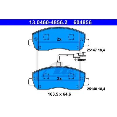 КОЛОДКИ ПЕР OPL MOVANOREN MASTER 2.3CDTI 10-