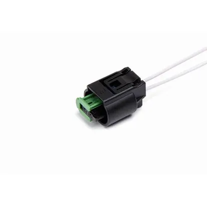 Разъем 9684051 (2pin) 2 контакта датчика температуры наружного воздуха, датчика ABS для Lada (ВАЗ); датчика ABS для Citroen, Fiat, Peugeot; датчика температуры для BMW, Mini; датчика ABS для Geely; подушки безопасности для Audi, Seat, Skoda, Volkswag