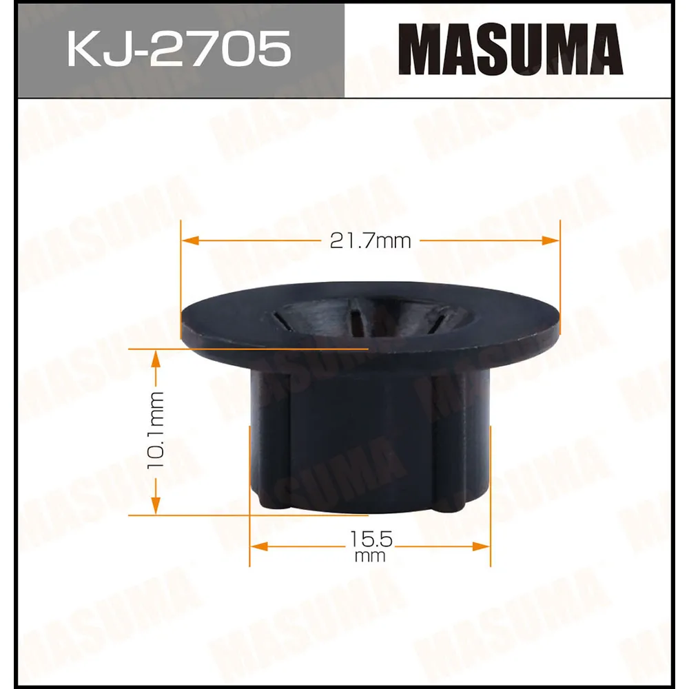 Клипса автомобильная уп.50 MASUMA KJ-2705