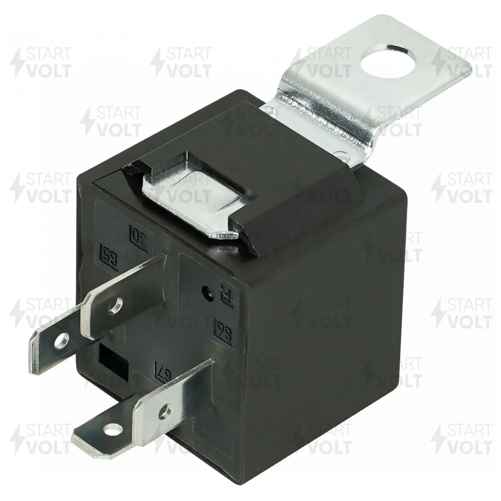 Реле автомобильное 4 конт. 24V 20A (с кронштейном) STARTVOLT SCR 0704