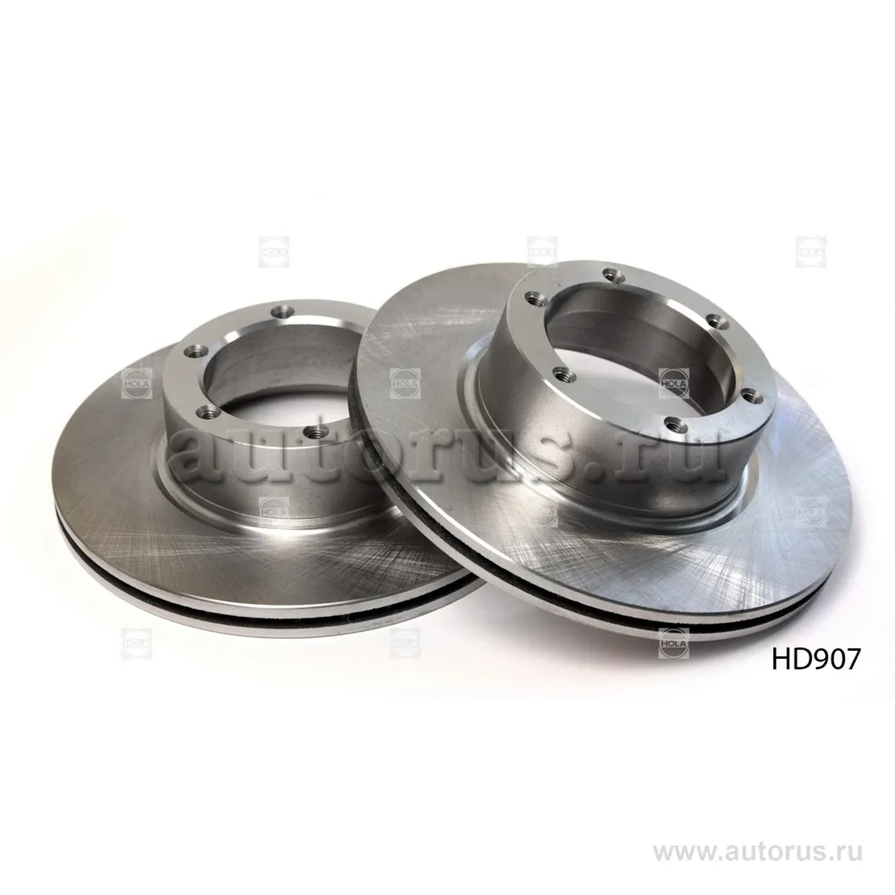 Диск тормозной передний GAZ GAZELLE 2705-3302 HOLA HD907