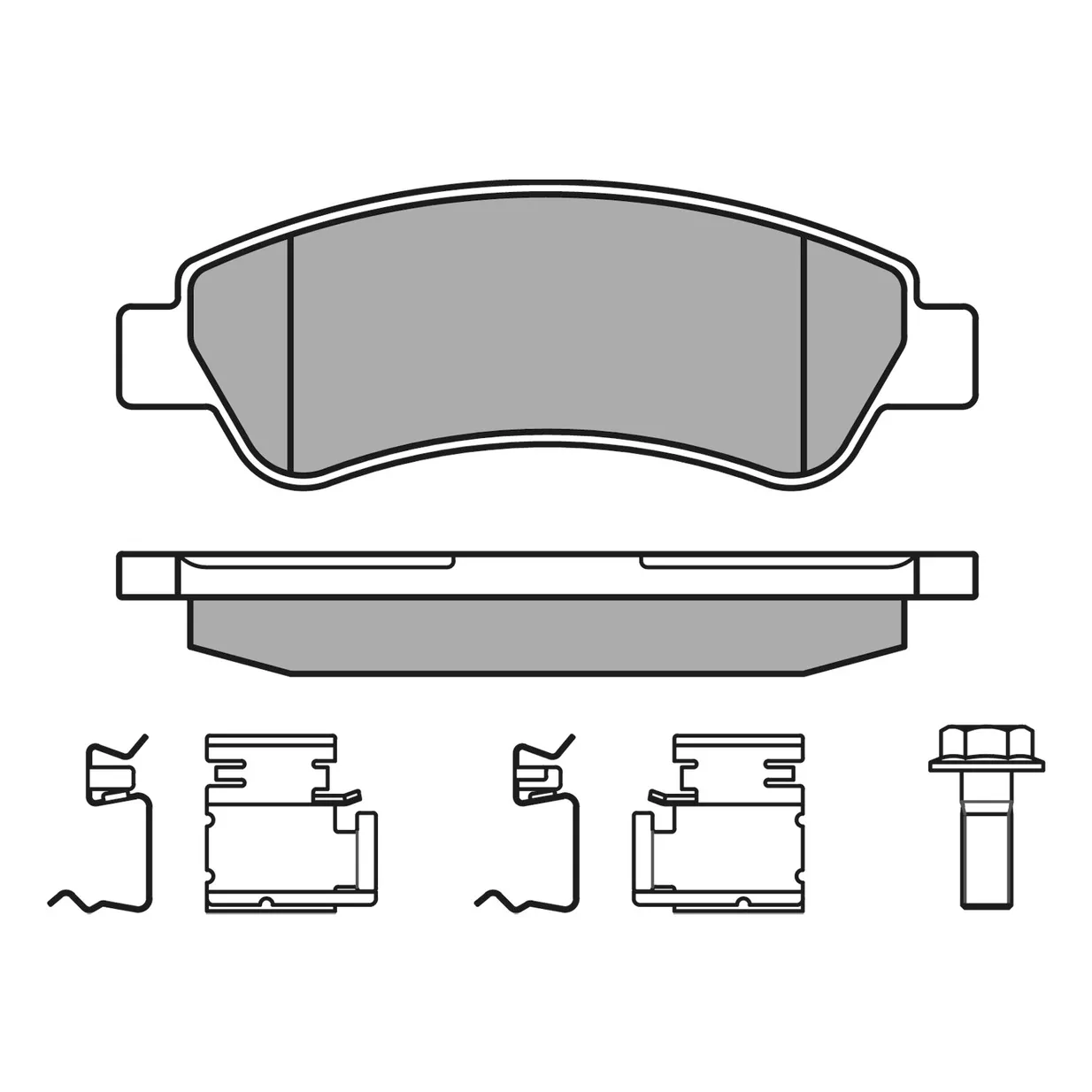 Колодки задние CITROEN PEUGEOT FIAT MEYLE 025 244 6519