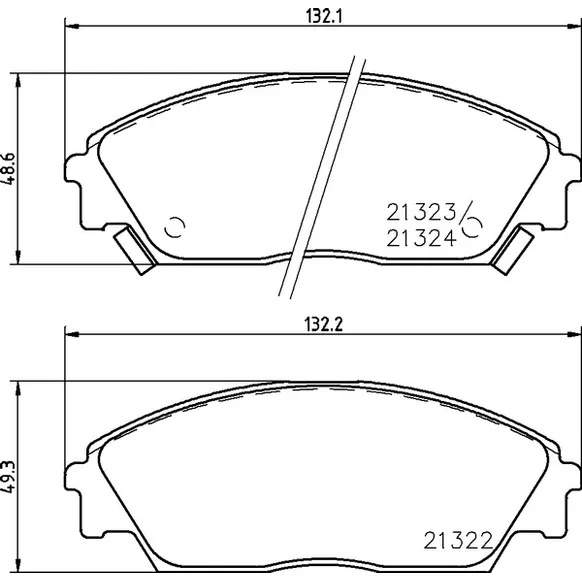 КОЛОДКИ ТОРМОЗНЫЕ ДИСКОВЫЕ HONDA CIVIC VI FASTBACK (MA, MB), 09/94 - 02/01 NISSHINBO NP8021