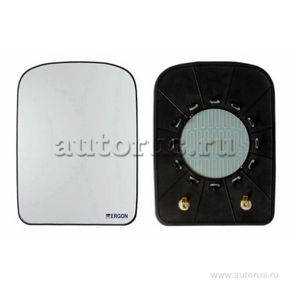 Зеркальный элемент ГАЗ-3302, 2705 (2005 -) верхний, нобр, аблик, обогрев Ergon ERGON 31339933