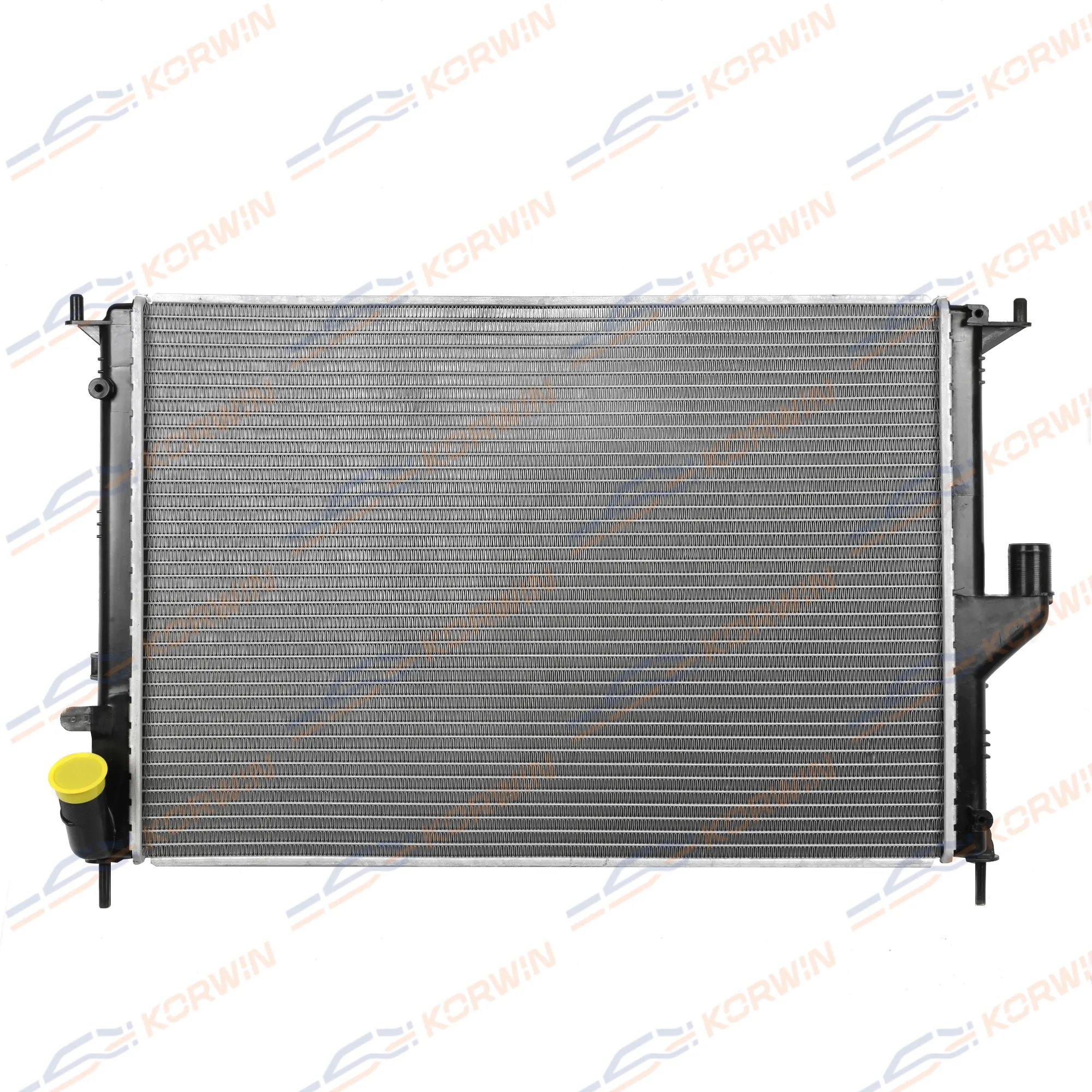 Радиатор охлаждения Renault Logan II/Sandero 08- MТ +AC паяный KORWIN KWKB4001
