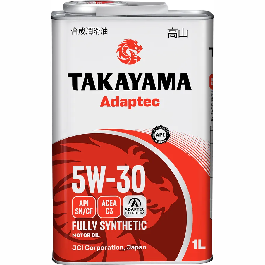 TAKAYAMA 6056084 Масло моторное синтетика TAKAYAMA Adaptec SN/CF