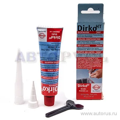 Герметик Elring Dirko HT UNIVERSAL Красный 70 мл -60C +315C