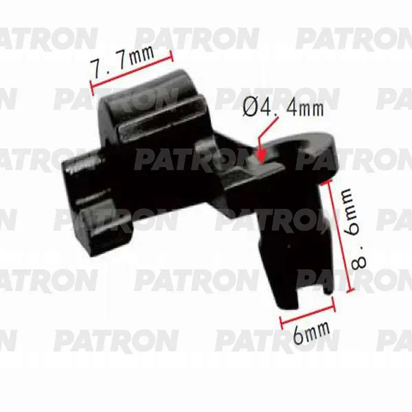 Держатель пластмассовый GM,Ford применяемость: механизм замка двери PATRON P37-0485