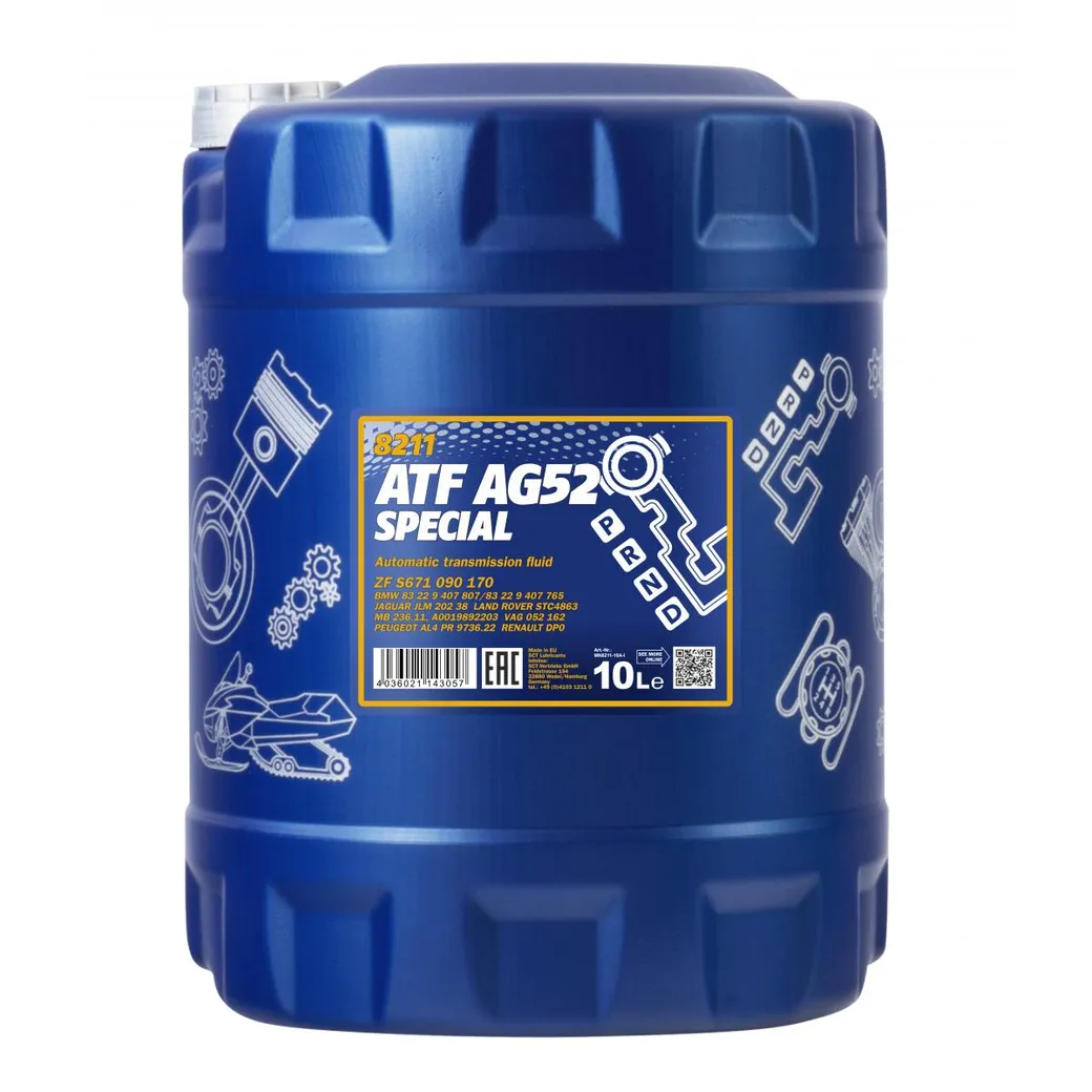 Трансм. масло Automatic Special ATF AG52 (10л.)
