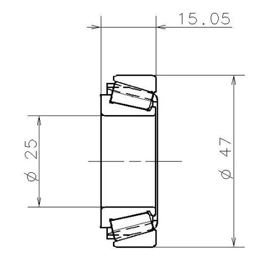 Однорядный конический подшипник SNR NTN-SNR 32005VS02H100