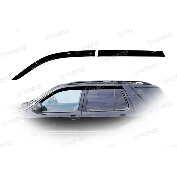Дефлекторы боковых окон Mercedes Benz M-klasse (W163) 1996-2005 Cobra tuning M30496