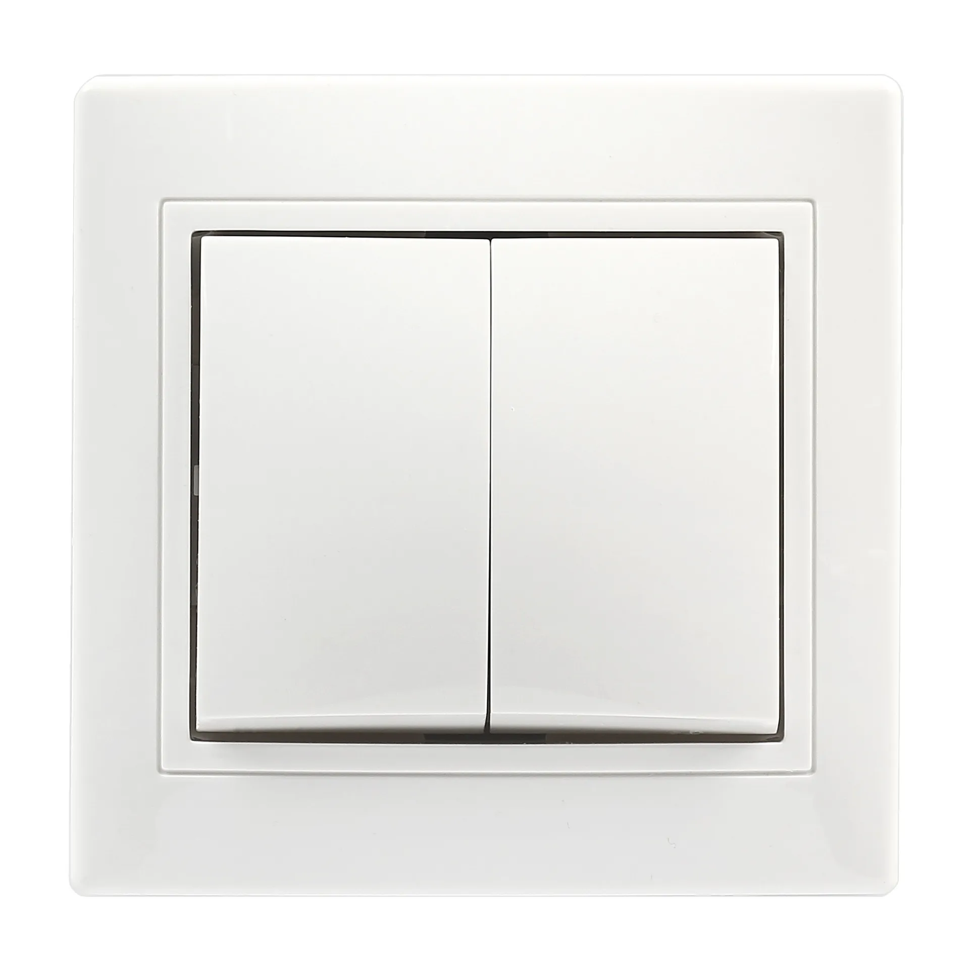 Выключатель 2-клавишный 10а белый венера SMARTBUY SBE-01W-10-SW2-0