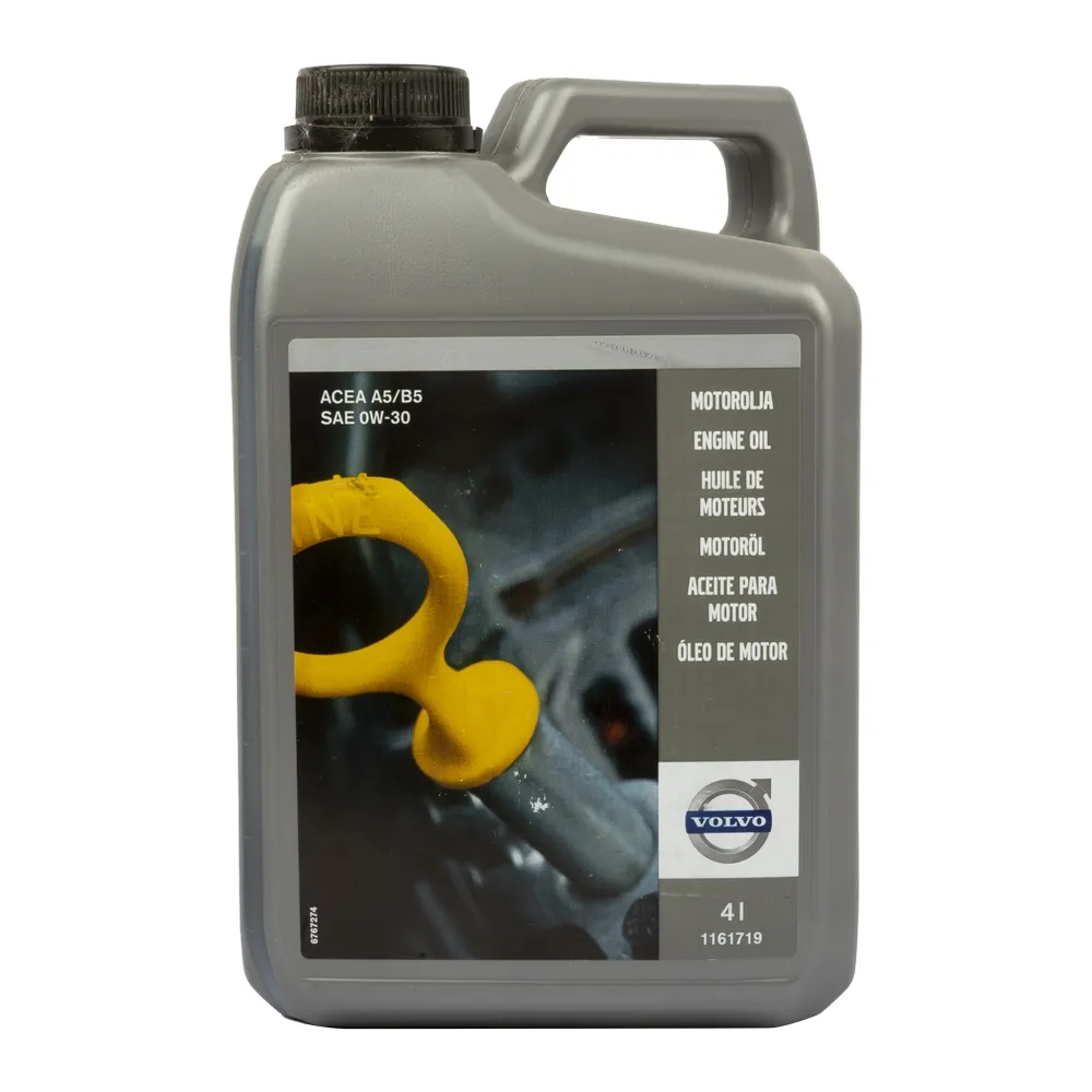 Масло моторное VOLVO Motoroel A5/B5 0W-30 синтетическое 4 л 1 161 719