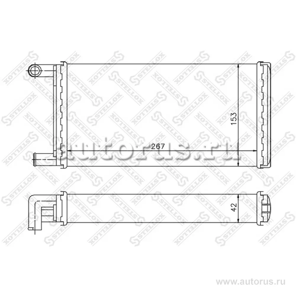 Радиатор печки MB 601/602 2.3-3.0D