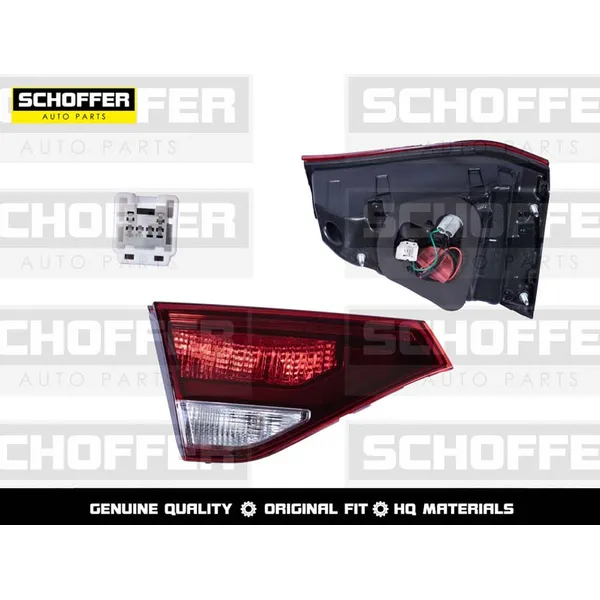 Фонарь в крышку левый багажника Kia Rio X (IV 2020 - н.в.) SCHOFFER SHF15112