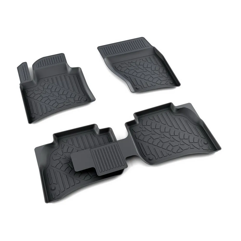 Коврики салона полиуретан черный Volkswagen Touareg 2010- АГАТЭК A.003.108.PL