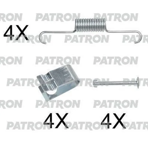 Комплект монтажный тормозных колодок барабанных HONDA: ACCORD IX (CU) 08- PATRON PSRK0256