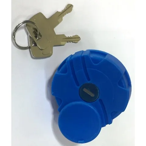 Крышка бака AdBlue D=40mm (с ключом) пластмасса синяя [KN-087] ATD ATD74402