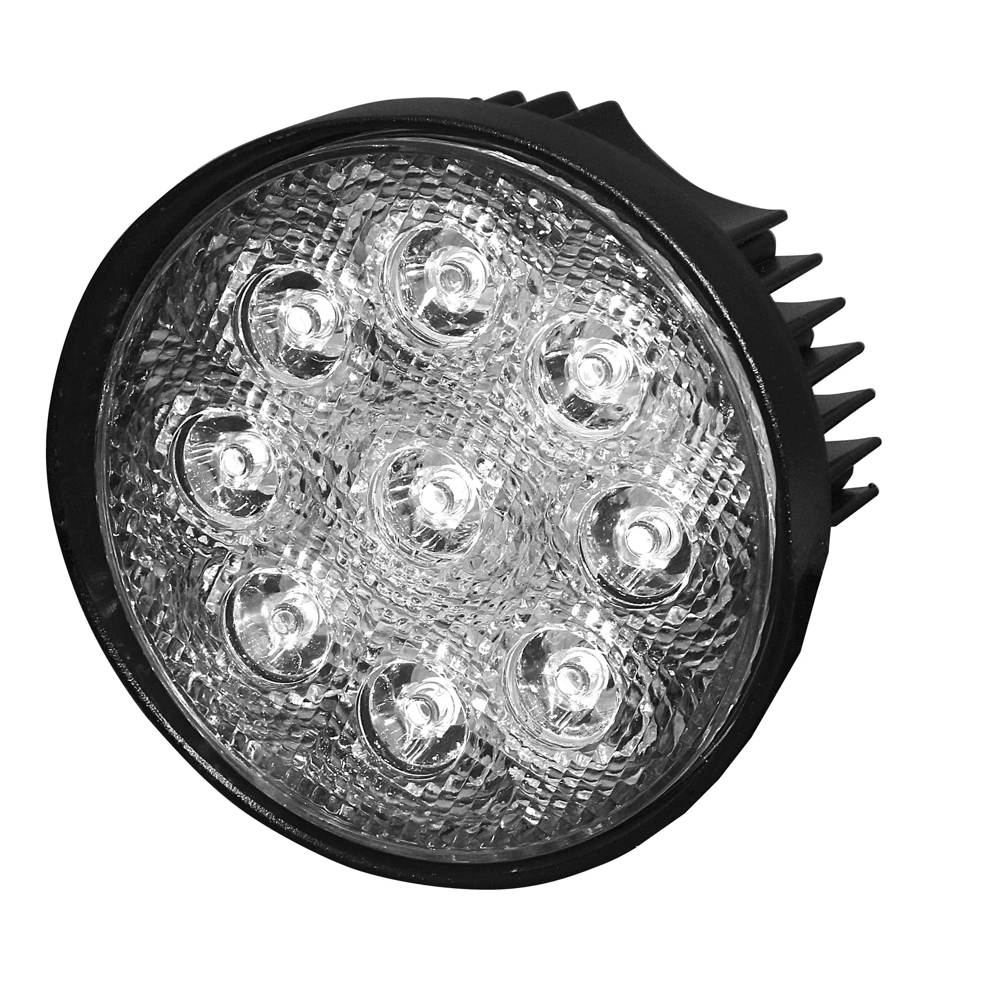 Дополнительные светодиодные фары 9SMD, 27W, 1700LM, 10-30V, 6000K WHITE, 110x55x128