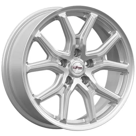 Диск литой R17 6.5J 5x108/60.1 ET33 IFREE Страйк Нео-классик 867200