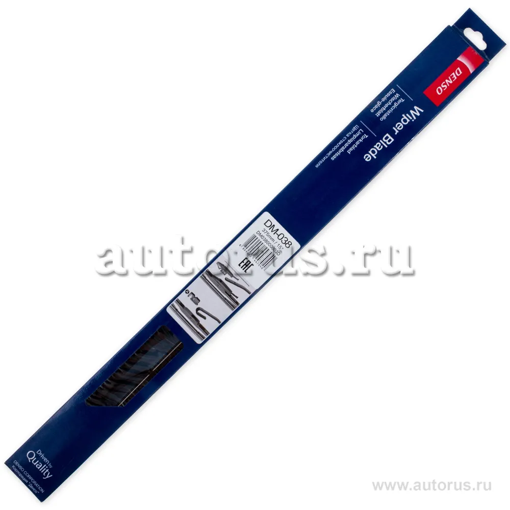 Щетка стеклоочистителя 380 мм каркасная 1 шт DENSO DM-038