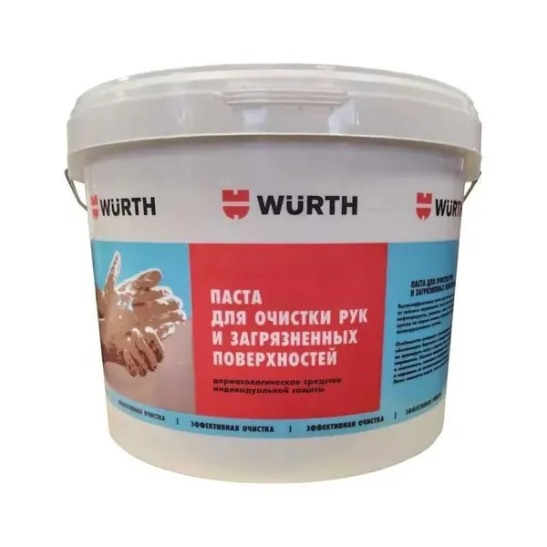 Очиститель рук, паста, ведро 11 л WURTH 0893900900 WURTH 0893900900
