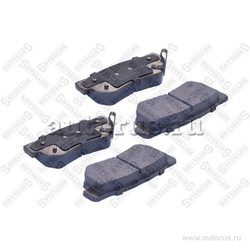 Колодки дисковые задние с антискрип. пластинами Ssangyong Musso Mi STELLOX 757 042B-SX