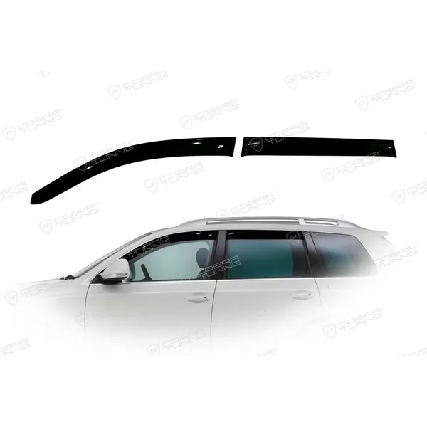 Дефлектора на окна VW Touareg I 2007-2010 /Porsche Cayenne 2007-2010EuroStandard деф.окон Cobra Tuning VE25507