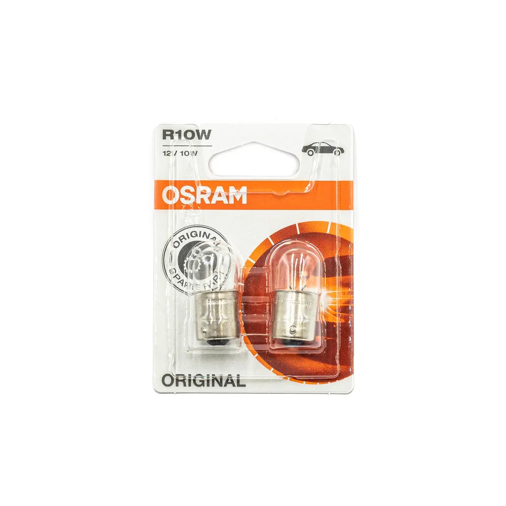 Лампа 12V 10W BA15s OSRAM ORIGINAL LINE 2 шт. блистер 5008-02B