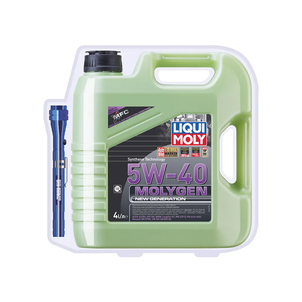 Масло моторное LIQUI MOLY Molygen New Generation 5W-40 синтетическое 4 л 9054D