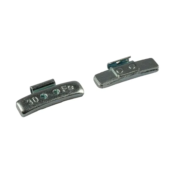 Комплект грузиков балансировочных набивная сталь, LECAR LECAR000243906