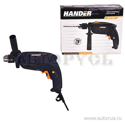 Дрель ударная 800Вт 93728892 HANDER HPD-805
