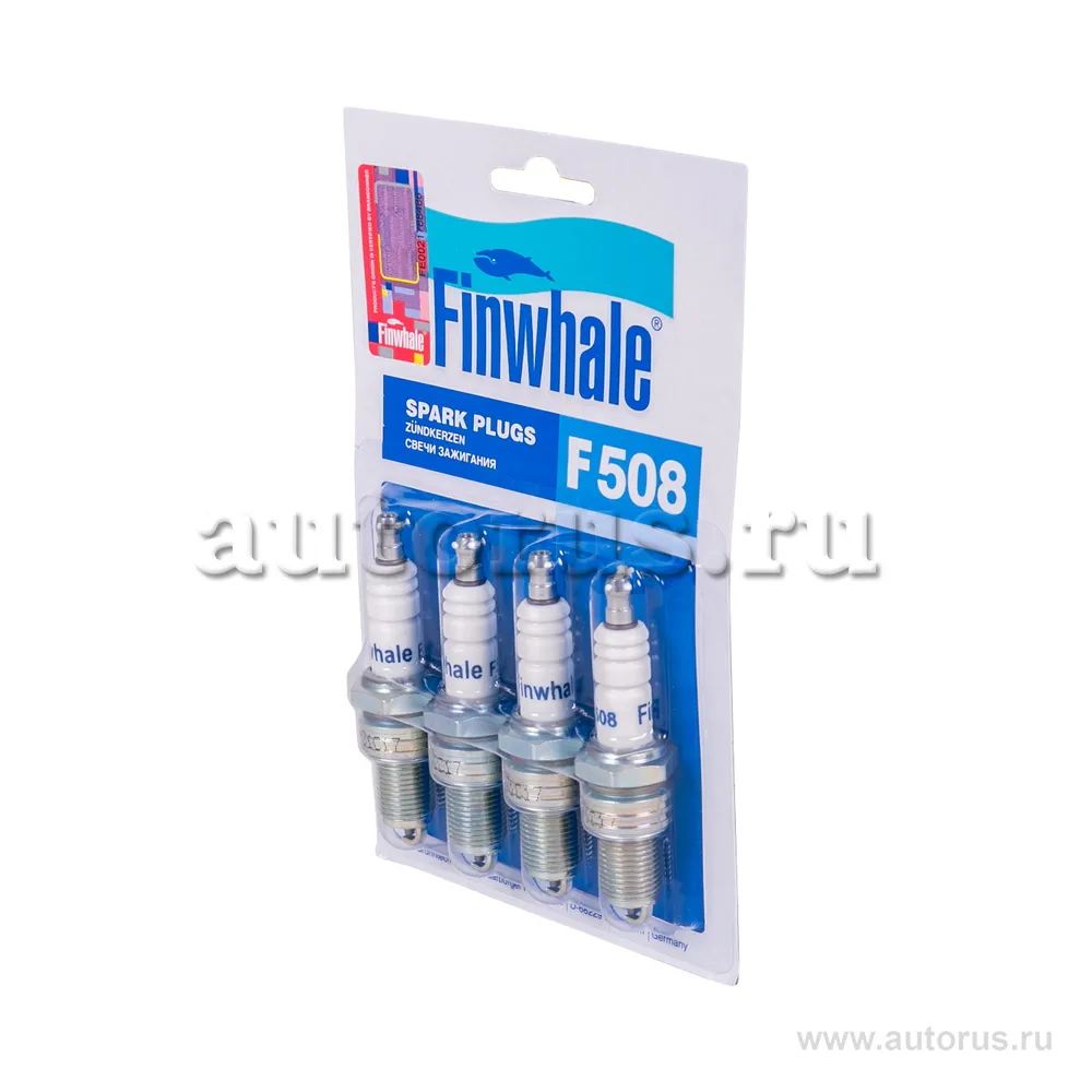 Свеча зажигания компл. (4шт) для а/м ВАЗ 2101-099 FINWHALE F508