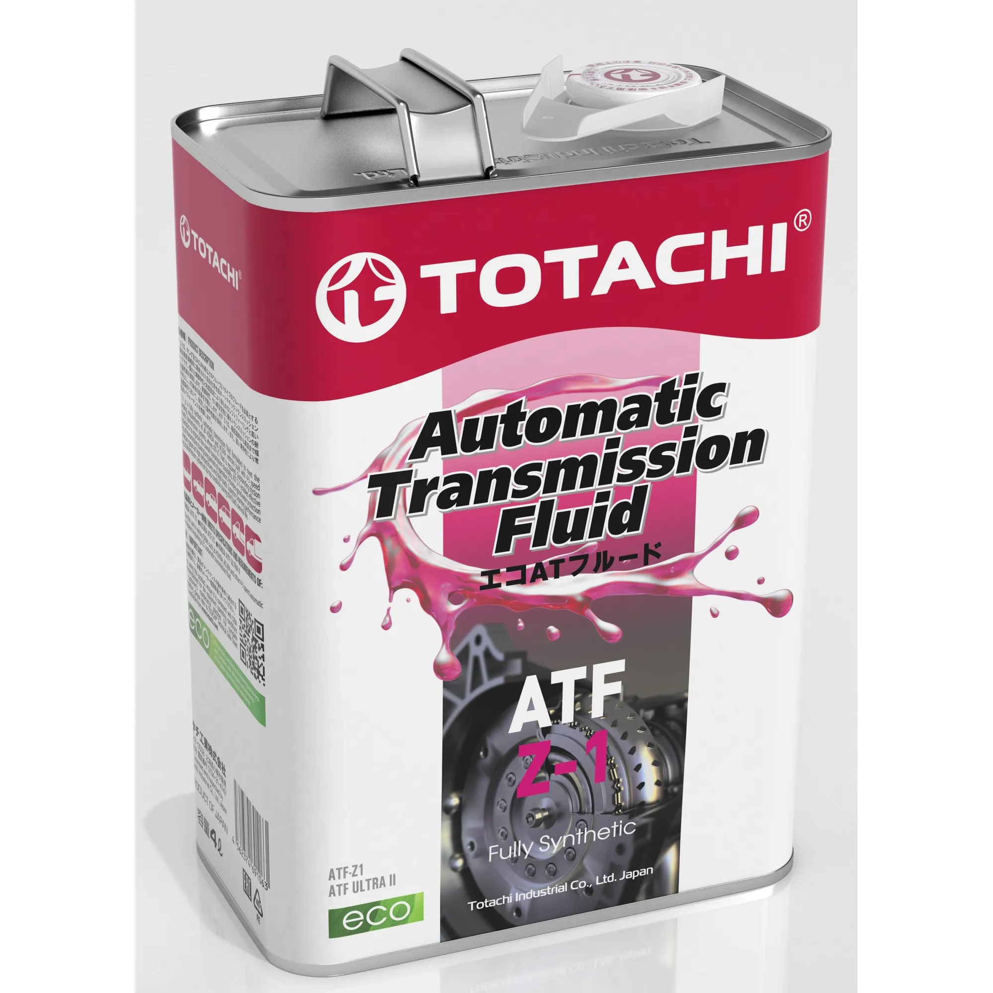 Масло трансмиссионное TOTACHI ATF Z-1 синтетическое 4 л 4562374691063