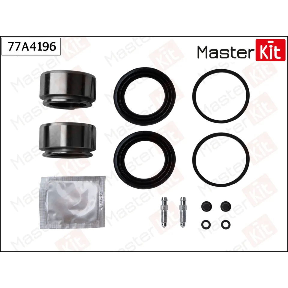 Ремкомплект тормозного суппорта + поршень VOLKSWAGEN LT 04-75-08-99 77A4196 MASTERKIT 77A4196