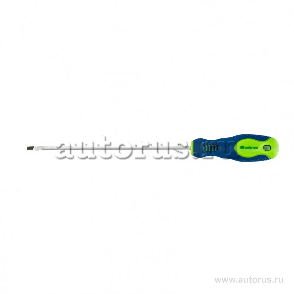 Отвертка, SL3x150 мм, CrV, двухкомпонентная рукоятка СИБРТЕХ 11859