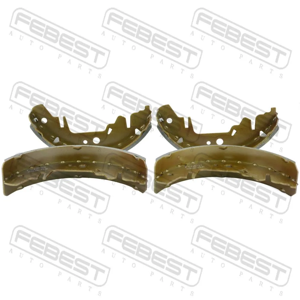 Колодки тормозные задние (барабанные) HYUNDAI TRAJET XG 99: -OCT.2006 (1999-2007) [DOM] FEBEST 2202-FLR