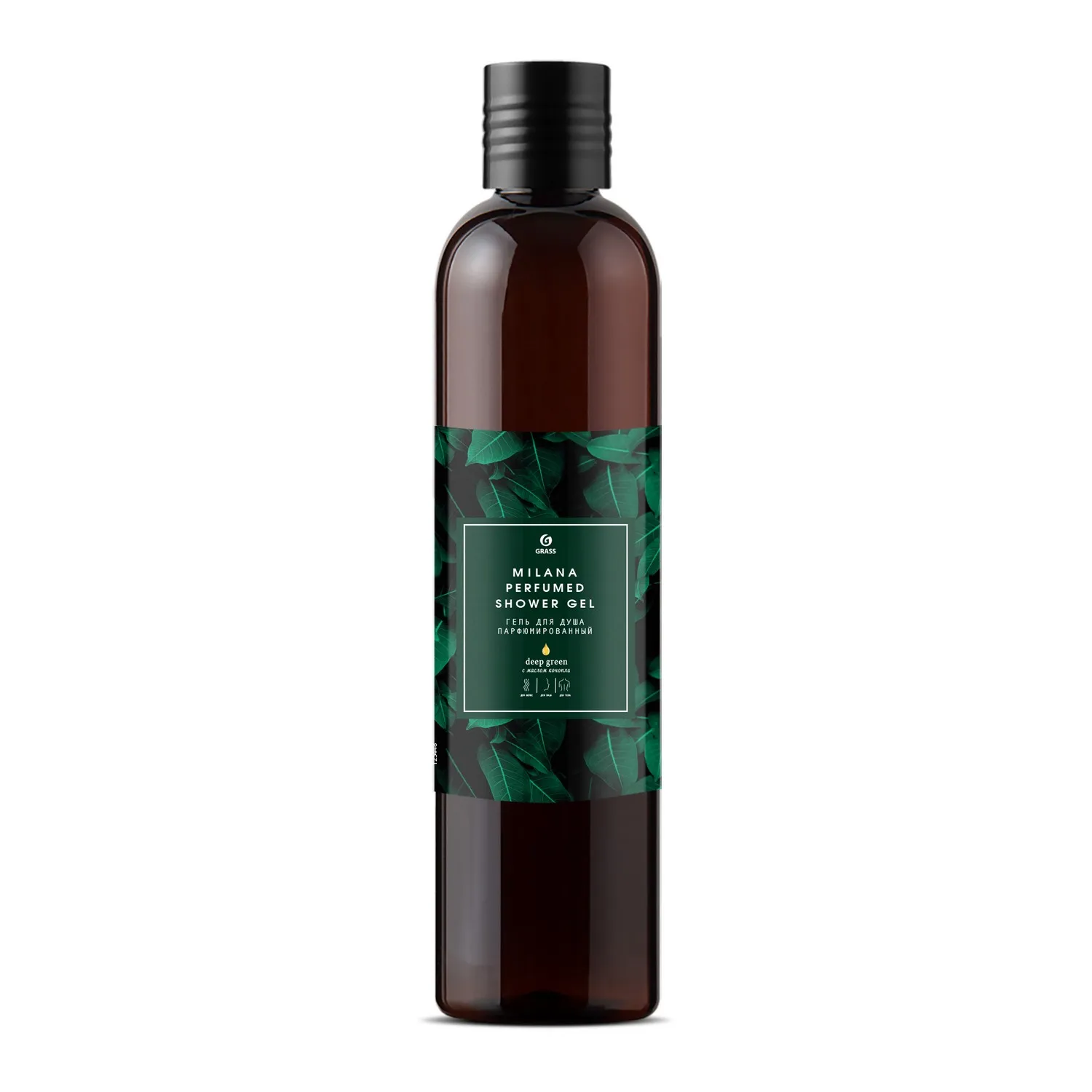 Гель для душа парфюмированный Milana Deep Green флакон 350 мл GraSS GRASS 125658