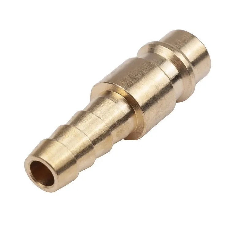 Разъем 1/4 EURO папа - елочка 8мм, латунь, в блистере AVSTEEL AV-700321B блистер