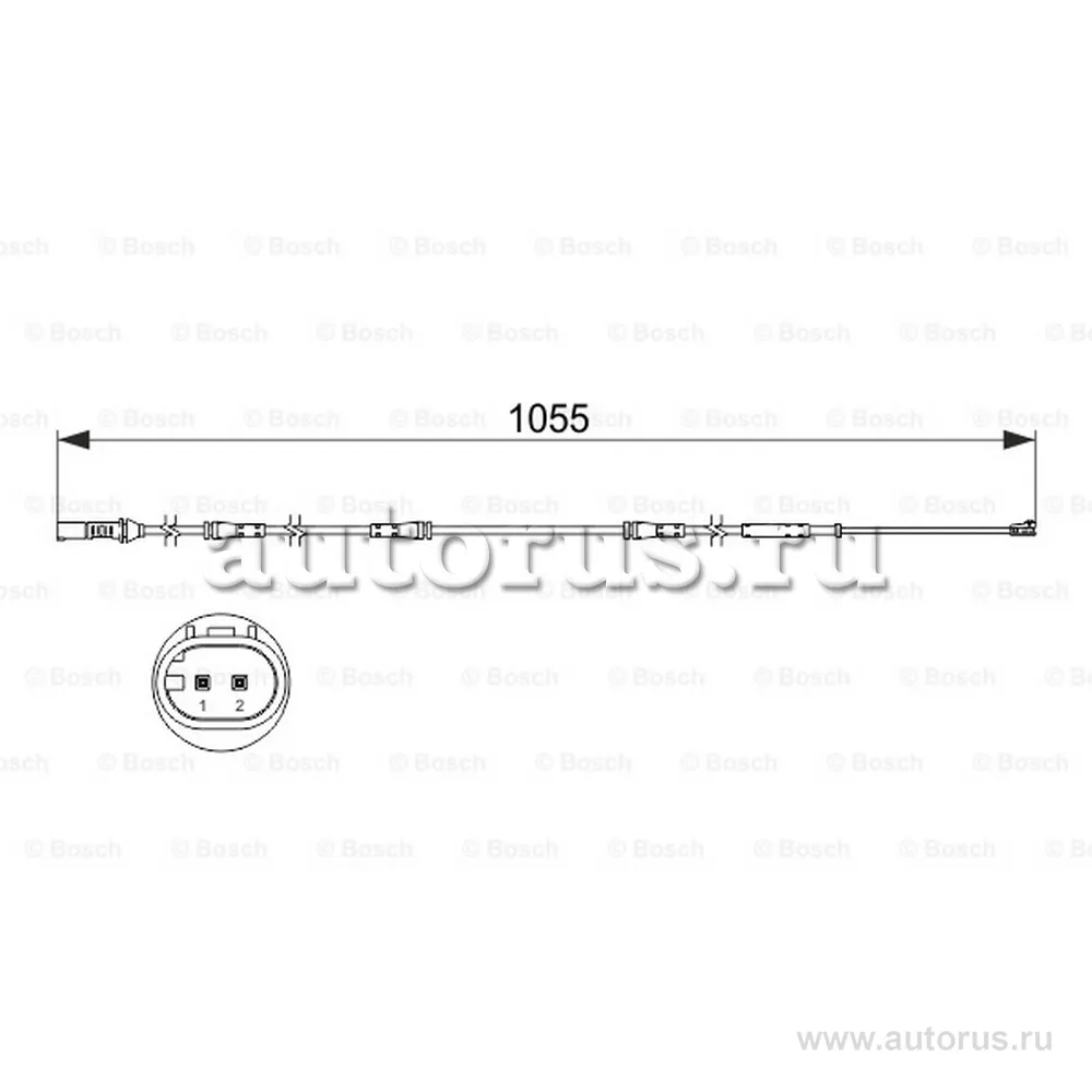 Датчик износа колодок BMW GT F07 (2008>) BOSCH 1987473508
