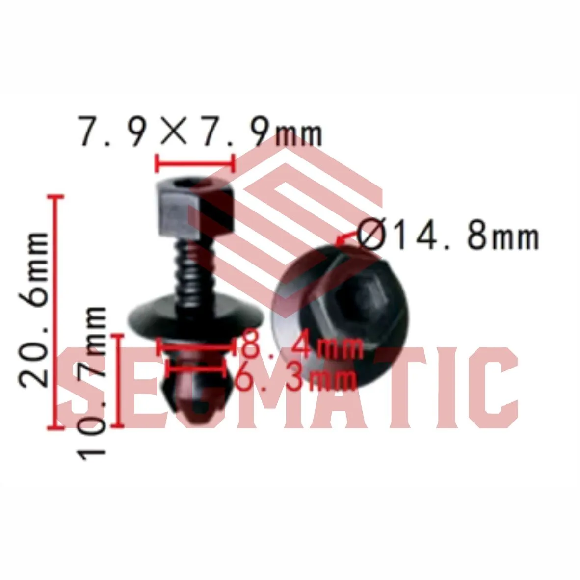 Клипса пластмассовая VAG SEGMATIC SG70203218