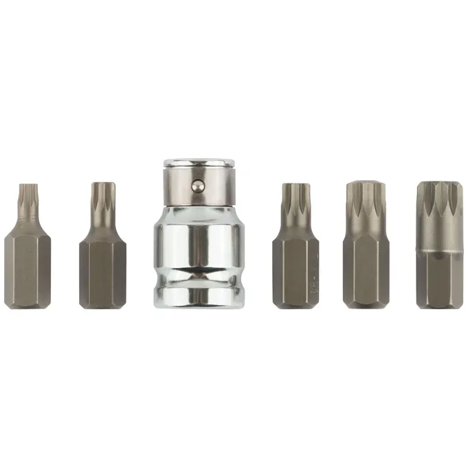 Набор бит SPLINE 6 шт.CrV FIT 57846