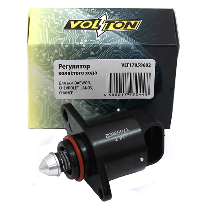 Регулятор холостого хода Daewoo Nexia, Chevrolet Lanos, Aveo, Шанс (РХХ 17059602) VOLTON VOLTON VLT17059602