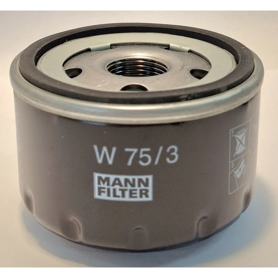 Фильтр масляный, Уценка RENAULT Logan/Clio MIT Car/LADA Largus MANN-FILTER W 75/3-N1 Уценка