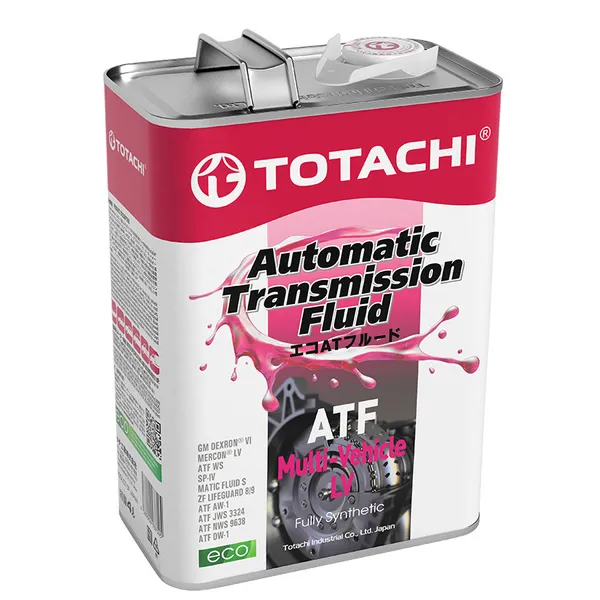 Жидкость для АКПП TOTACHI ATF Multi-Vehicle LV 4л TOTACHI A3004