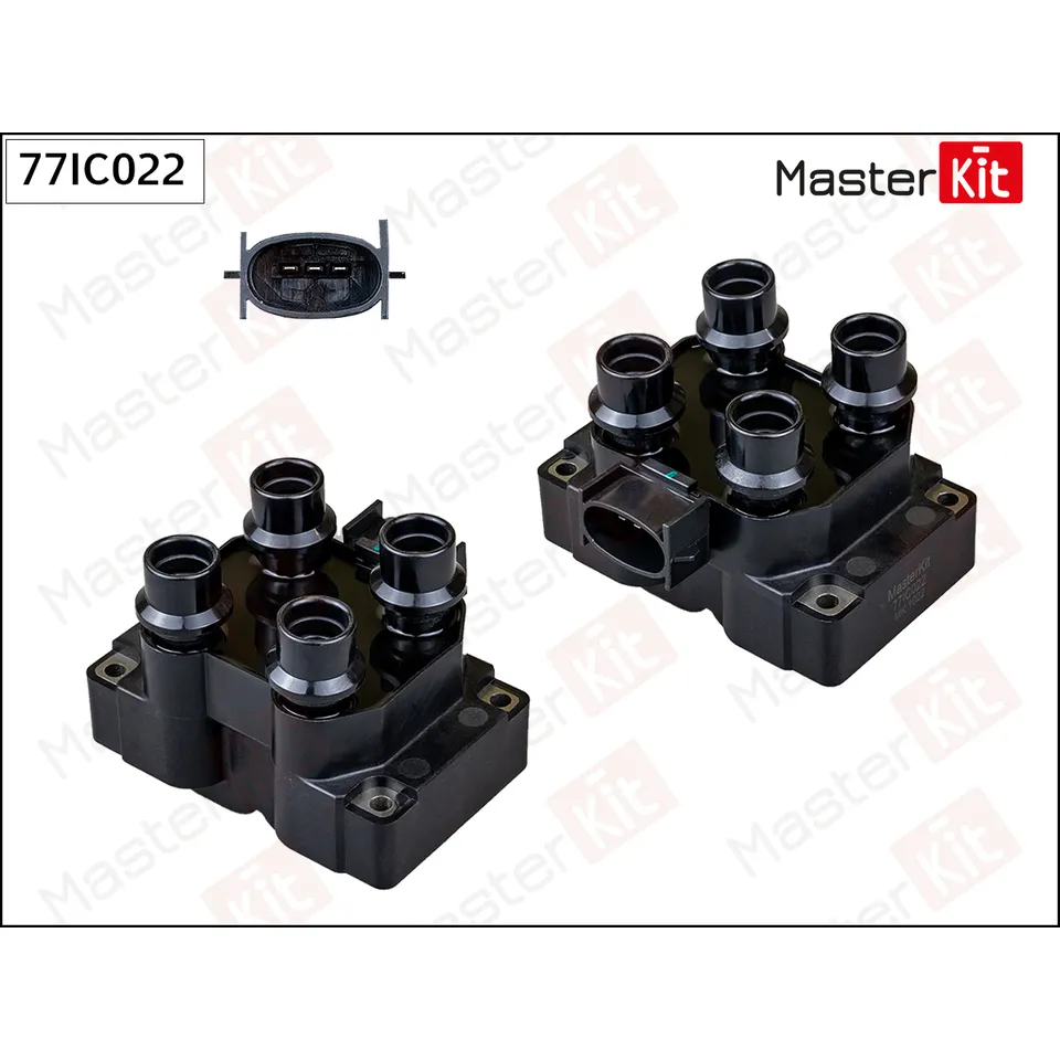 Катушка зажигания MAZDA 323/626 2.0 MASTERKIT 77IC022