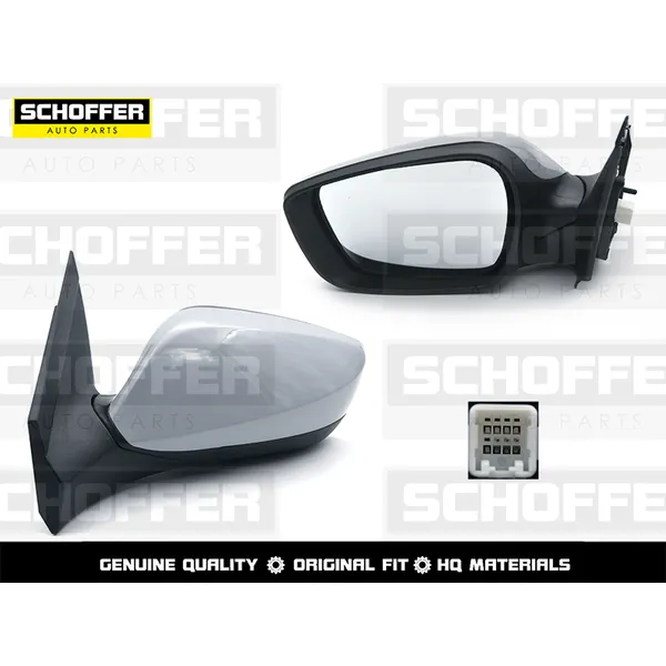 Зеркало левое Hyundai Solaris 10-17 5 конт. обогр. SCHOFFER SHF13053