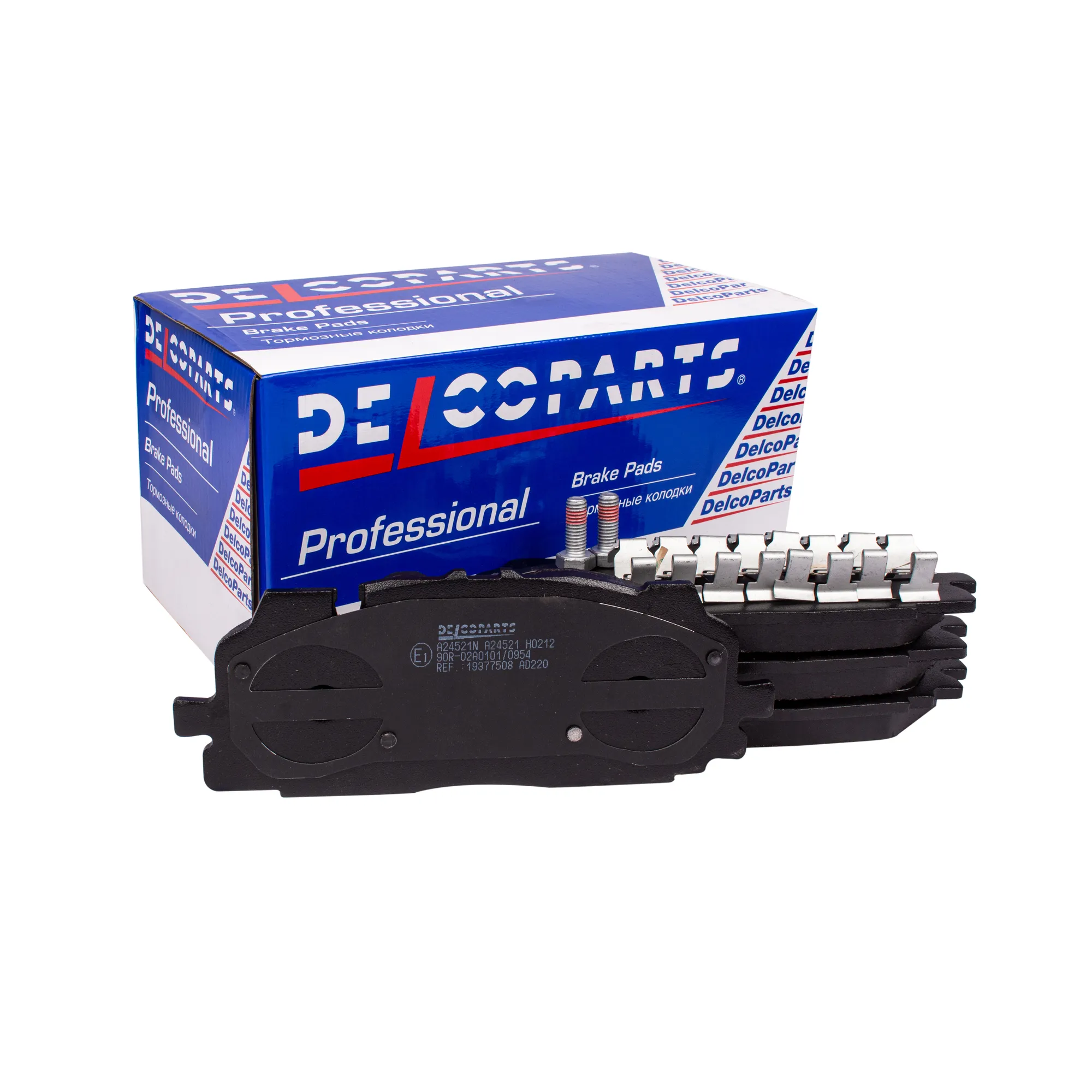 Колодки тормозные передние Audi A8, VW TOUAREG DelcoParts 19377508