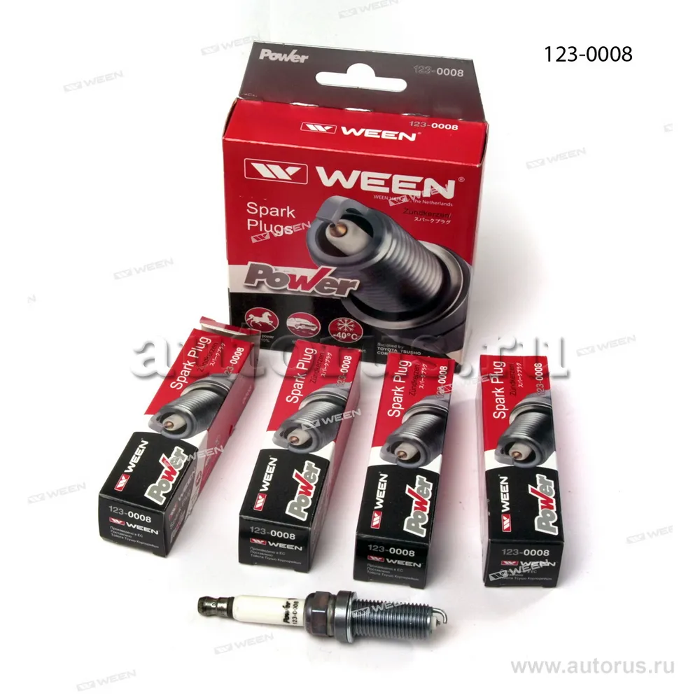 Свеча зажигания Power, иридиевая LADA Vesta 1,6 16V (HR16), Xray 1,6 (H4M), PEUGEOT WEEN 123-0008